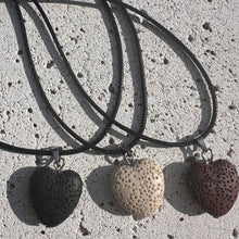 Load image into Gallery viewer, Lava Heart Diffuser Rope Chain
